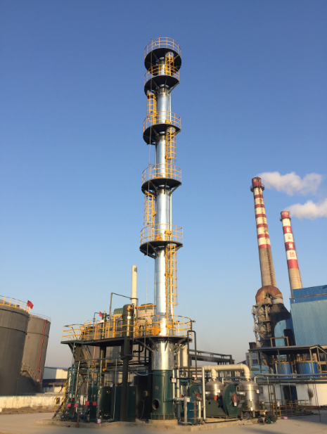 山東玉皇高濃度氨氮廢水處理項目負(fù)壓脫氨塔成功調(diào)試運(yùn)行